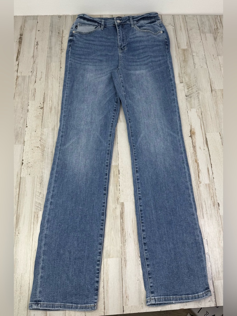 Judy Blue Jeans Womens 11/30 (30x35) Blue High Rise Straight Fit